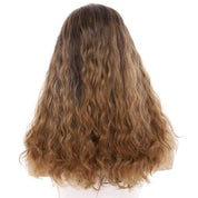 20" Divine Lace Top Wig Medium Brown Ombre Wavy