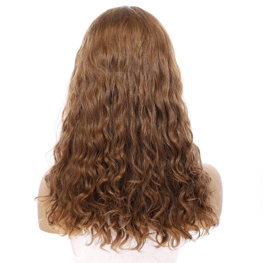 20" Luxe Silk Top Wig #12 Warm Light Brown Wavy