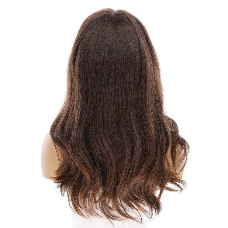 20" Luxe Silk Top Wig #5 Warm Dark Brown