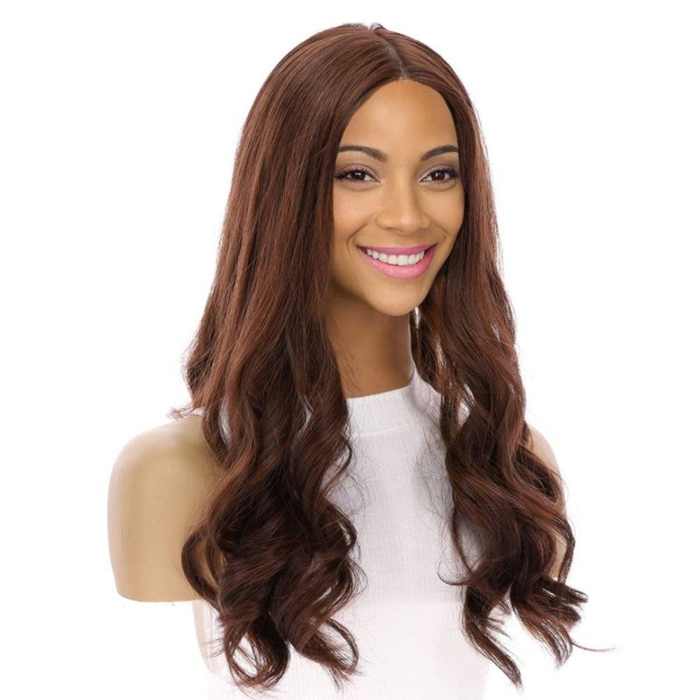 20" Onyx Silk Top Topper Auburn