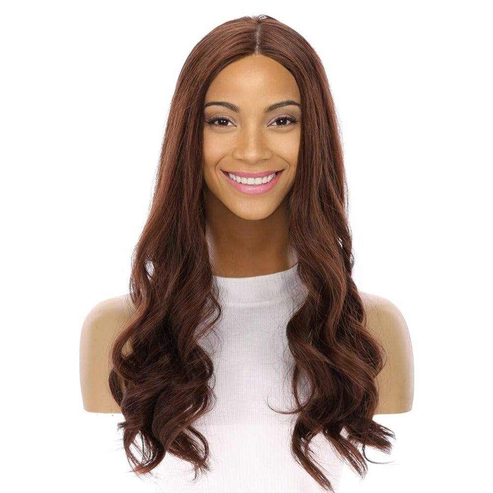 20" Onyx Silk Top Topper Auburn