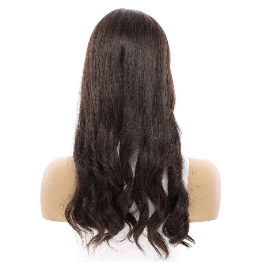 20" Onyx Silk Top Topper Dark Brown