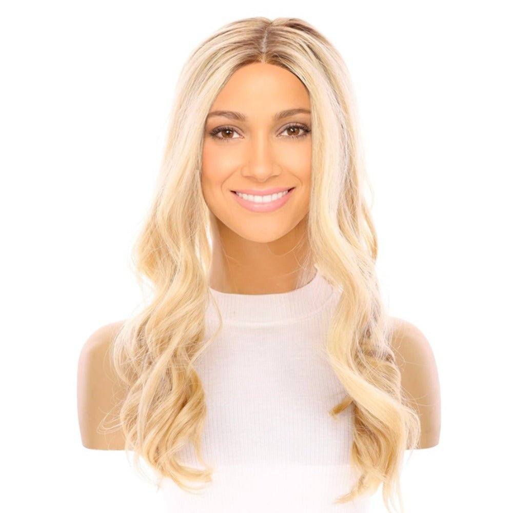 20" Onyx Silk Top Topper Golden Blonde