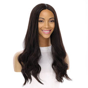 20" Onyx Silk Top Topper Natural Black