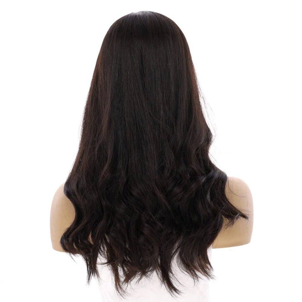 20" Onyx Silk Top Topper Natural Black