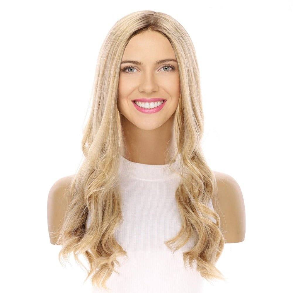 20" Onyx Silk Top Topper Platinum Blonde