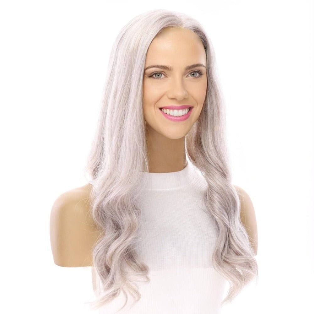 20" Onyx Silk Top Topper Snow Grey
