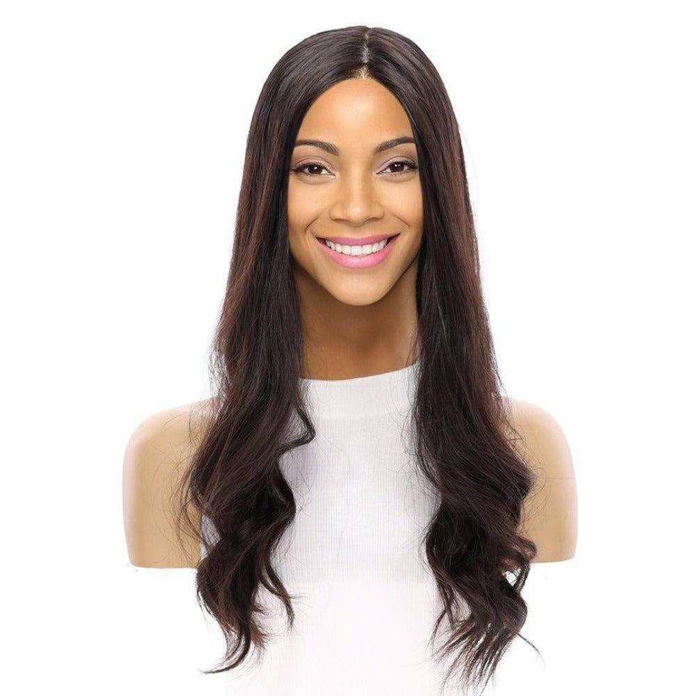 20" Onyx Silk Top Topper Soft Black