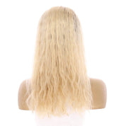 20" Princess Silk Top Wig Platinum Blonde Wavy