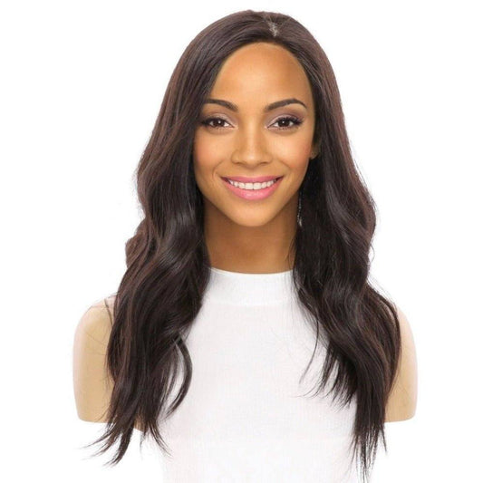 20" Princess Silk Top Wig Soft Black