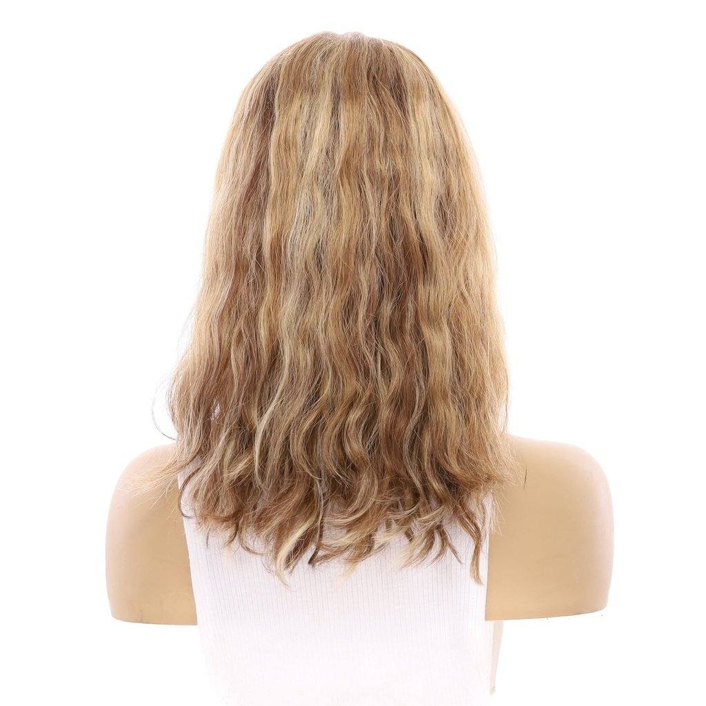 20" Princess Silk Top Wig Medium Blonde Wavy