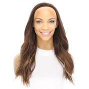 20" 3/4 Bandfall Wig Medium Brown Balayage