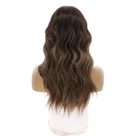 20" 3/4 Bandfall Wig Dark Brown Balayage
