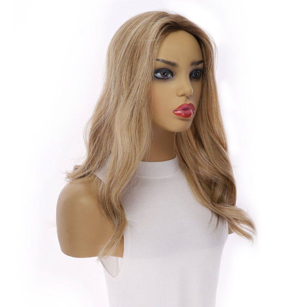 20" Diamond Mono Top Topper Ash Blonde