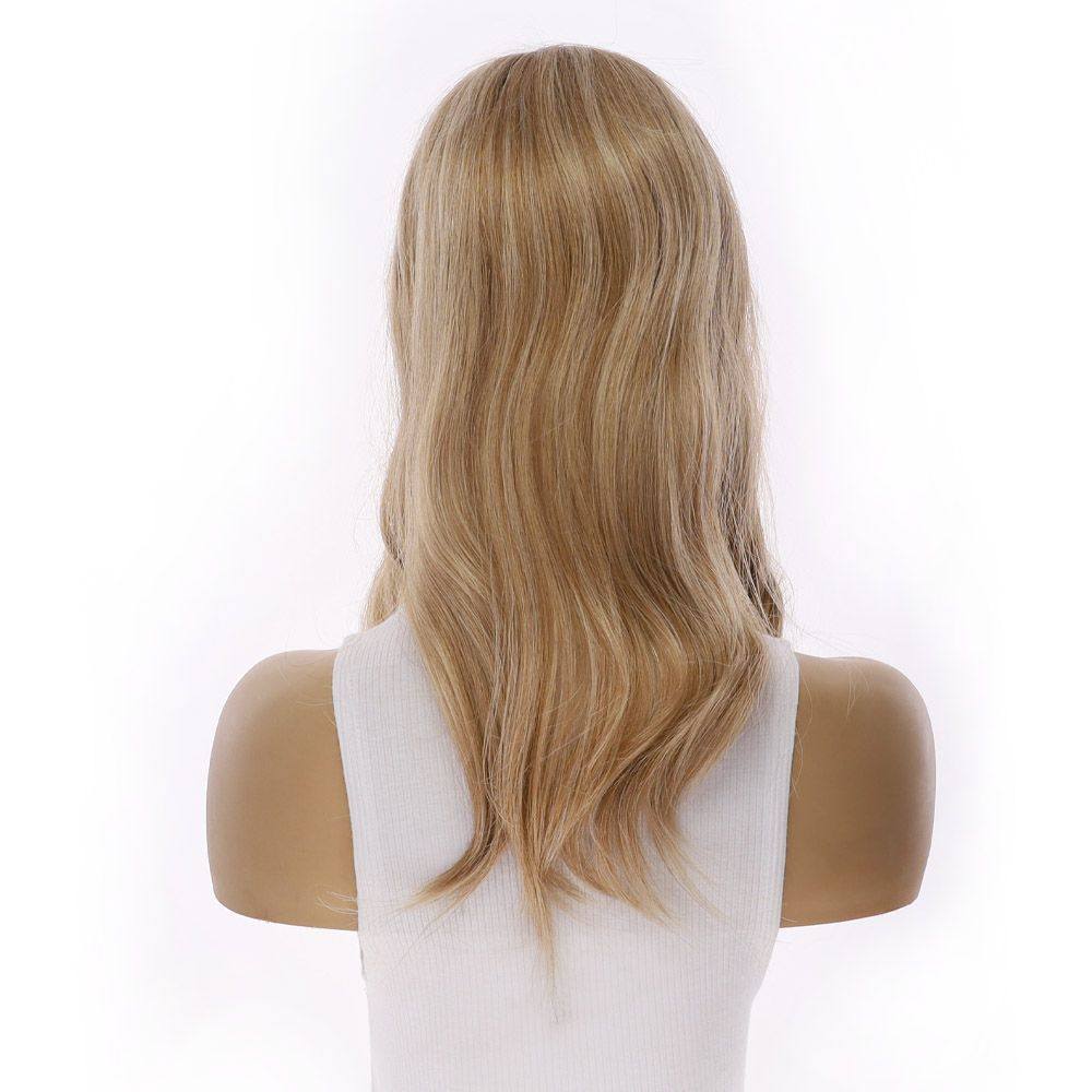 20" Diamond Mono Top Topper Ash Blonde
