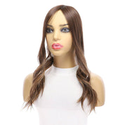 20" Diamond Mono Top Topper Medium Brown Balayage