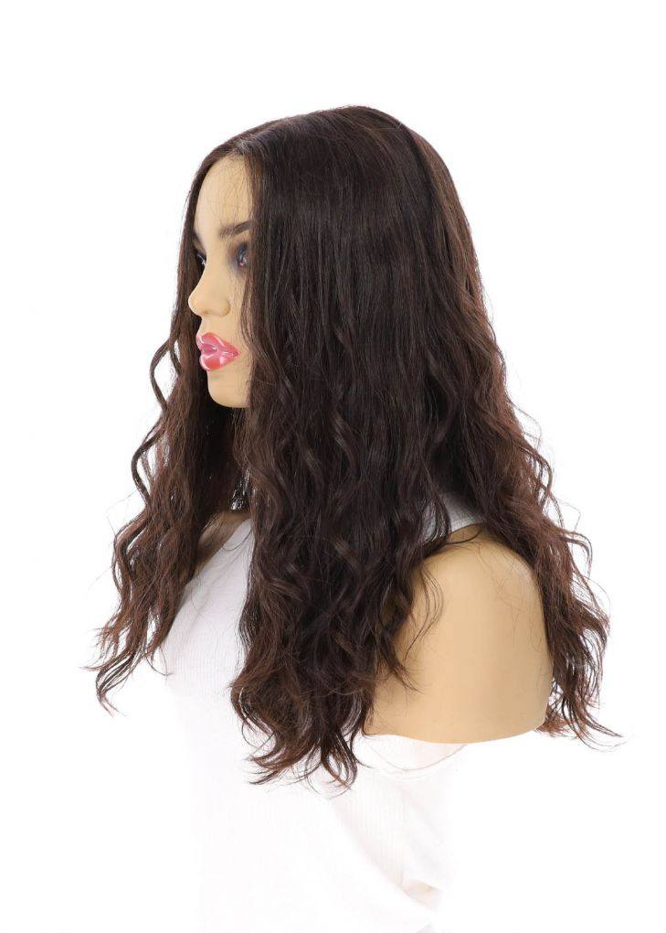 20" Divine Luxe Lace Top Wig #1B Black Wavy