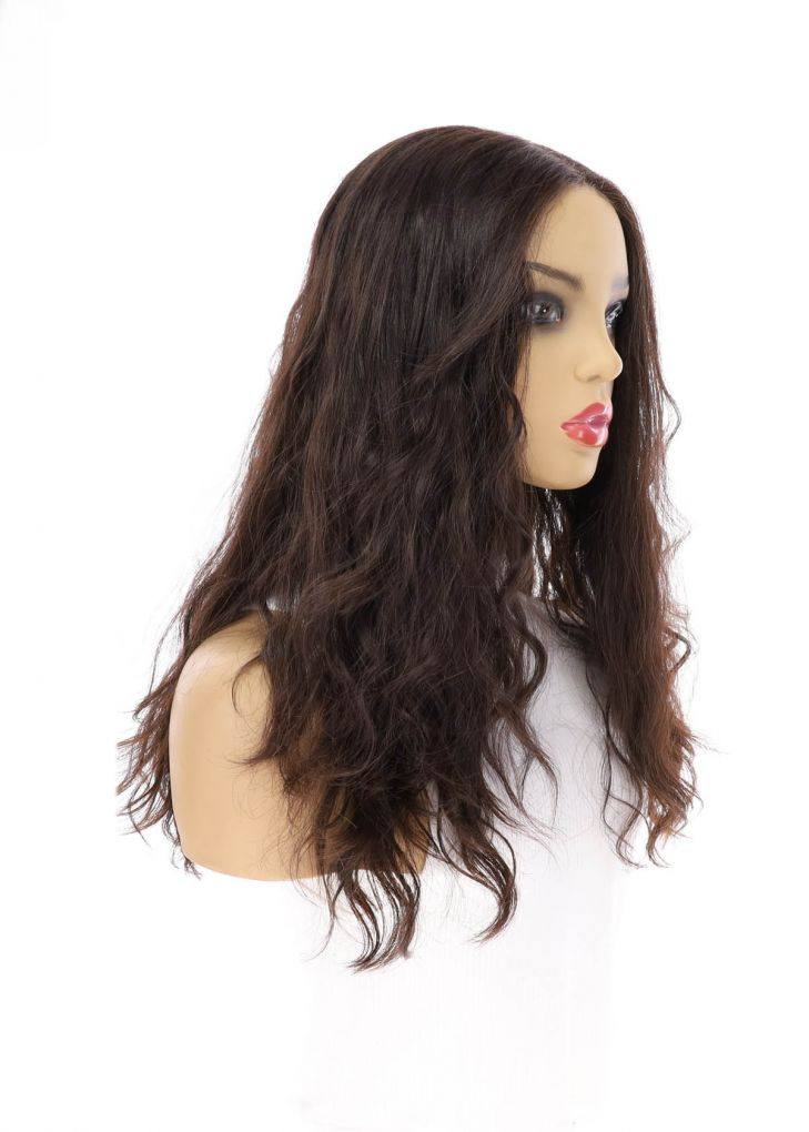 20" Divine Luxe Lace Top Wig #1B Black Wavy