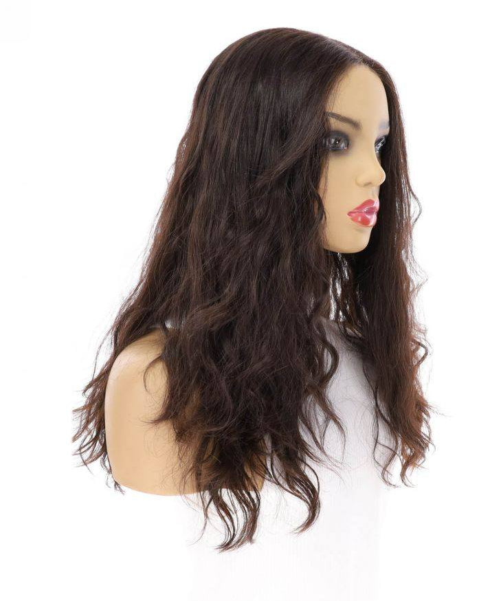 20" Divine Luxe Lace Top Wig #1B Black Wavy