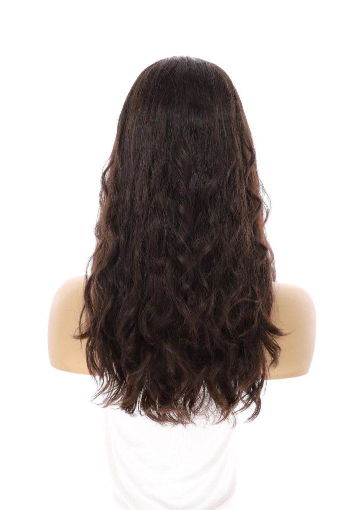 20" Divine Luxe Lace Top Wig #1B Black Wavy