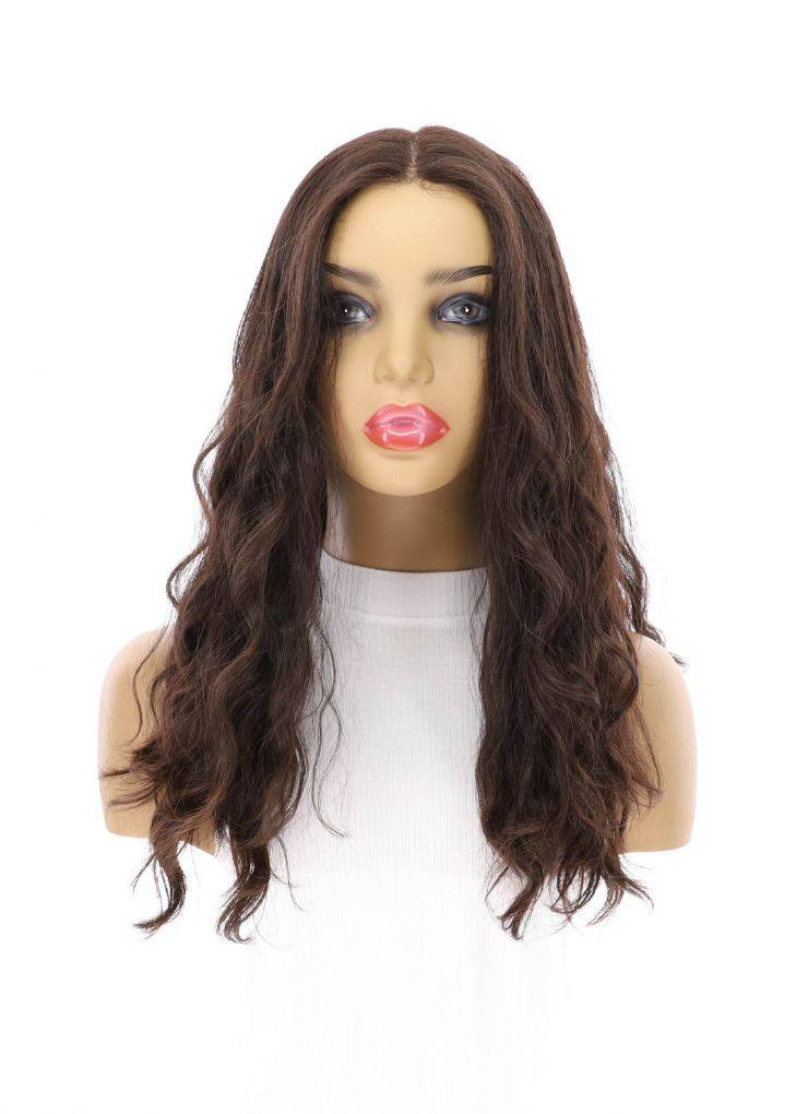 20" Divine Luxe Lace Top Wig #1B Black Wavy