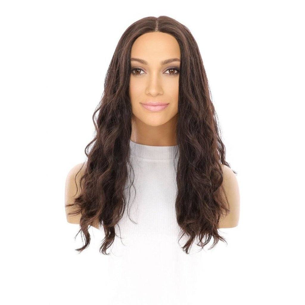 20" Divine Luxe Lace Top Wig #1B Black Wavy
