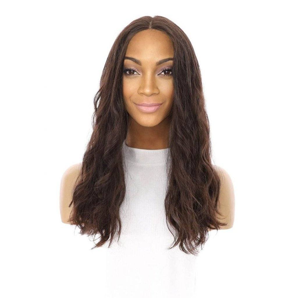 20" Divine Luxe Lace Top Wig #2 Neutral Dark Brown Wavy