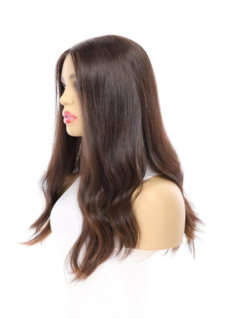 20" Divine Luxe Lace Top Wig #4 Dark Brown