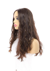 20" Divine Luxe Lace Top Wig #4 Dark Brown Wavy