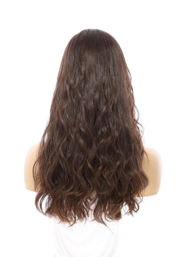 20" Divine Luxe Lace Top Wig #4 Dark Brown Wavy