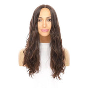 20" Divine Luxe Lace Top Wig #4 Dark Brown Wavy