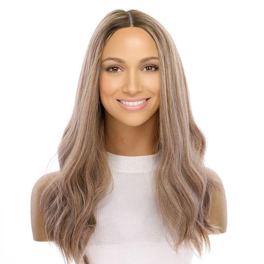 20" Divine Lace Top Wig Ashy Blonde w/ Highlights