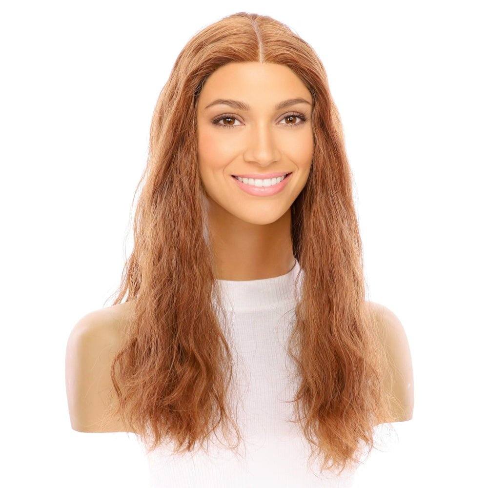 20" Divine Lace Top Wig Copper Wavy