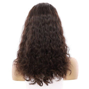 20" Divine Lace Top Wig Dark Brown Wavy