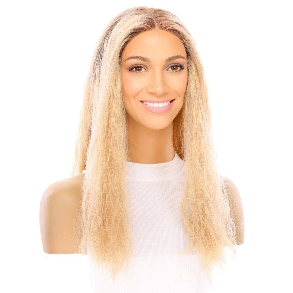 20" Divine Lace Top Wig Golden Blonde Wavy