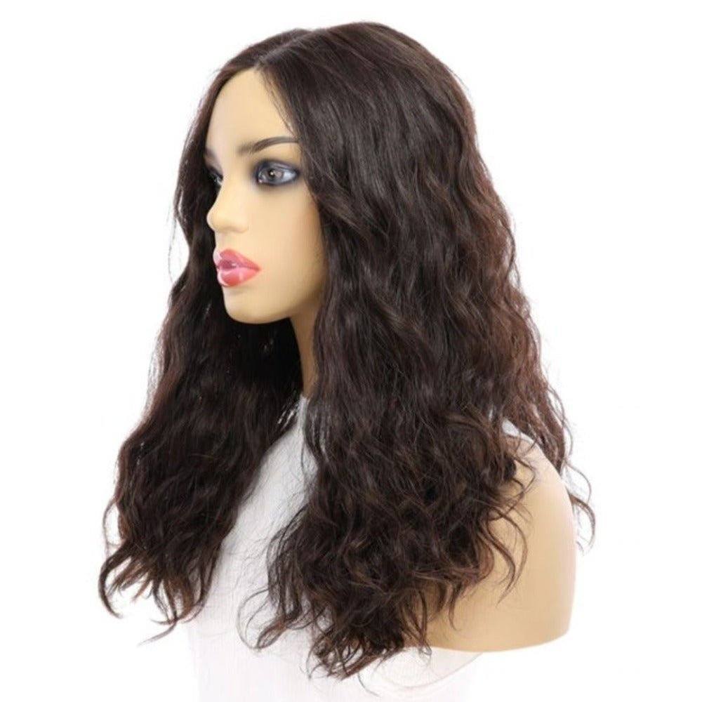 20" Divine Lace Top Wig Soft Black Wavy