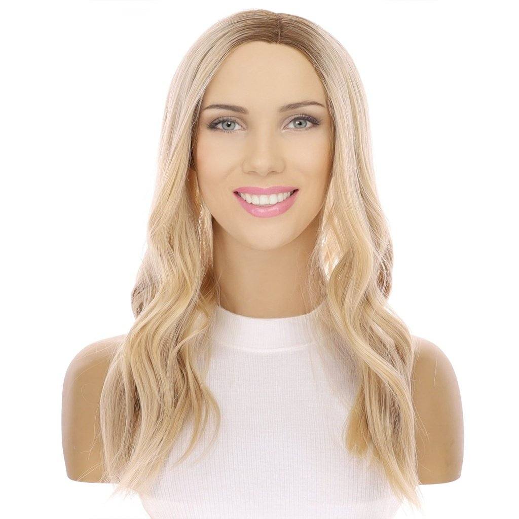 20" Divine Lace Top Topper Platinum Blonde