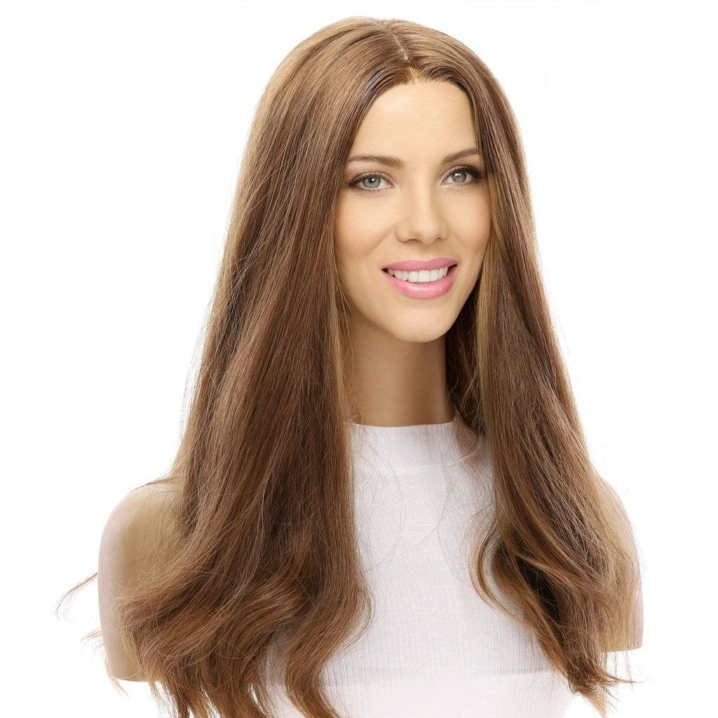 20" Luxe Silk Top Wig #12 Warm Light Brown