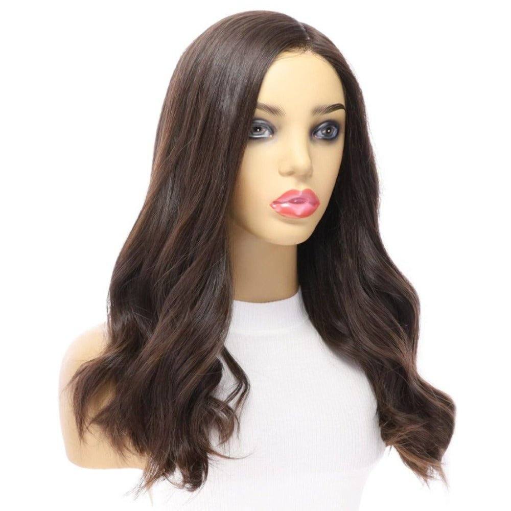 20" Luxe Silk Top Wig #4 Dark Brown