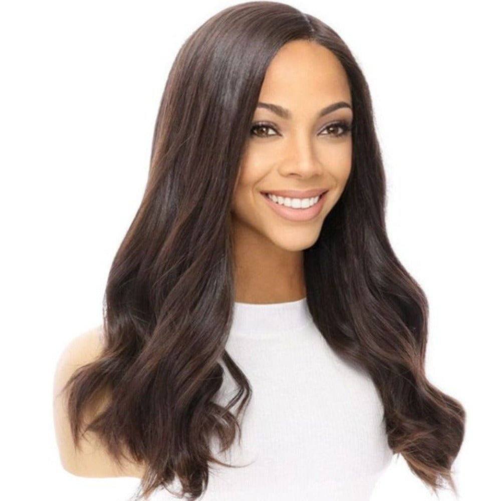20" Luxe Silk Top Wig #4 Dark Brown