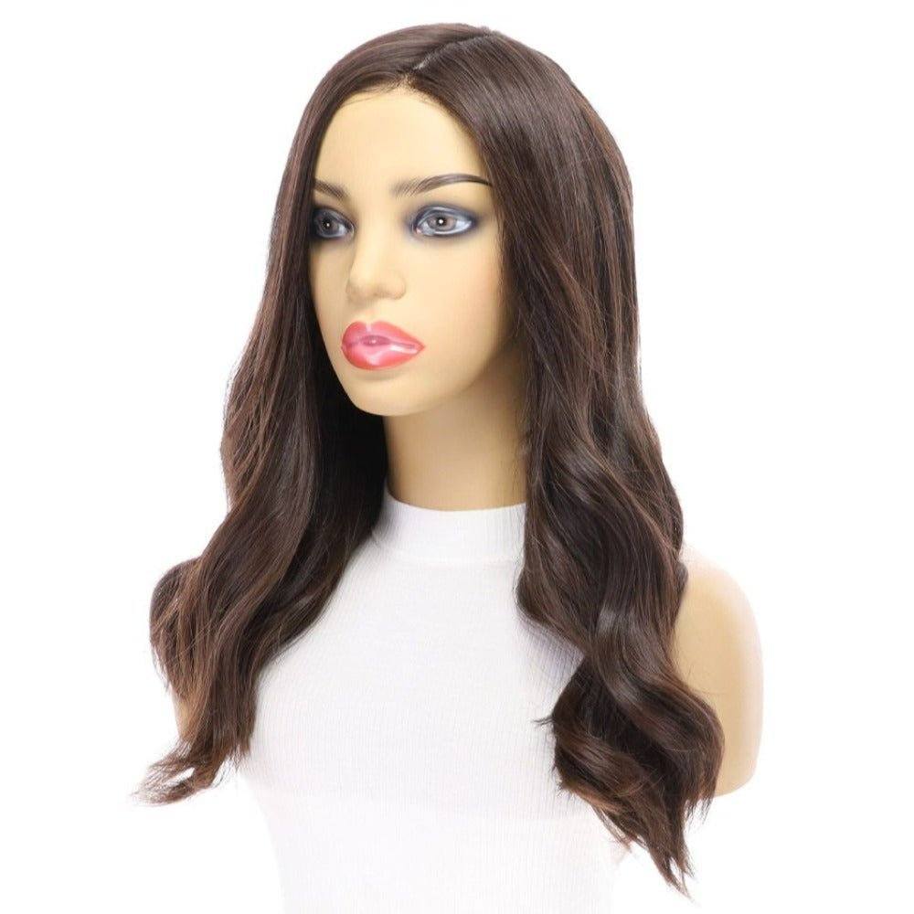 20" Luxe Silk Top Wig #4 Dark Brown