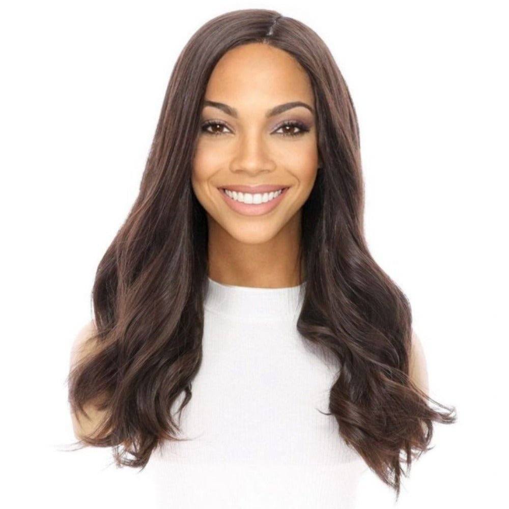 20" Luxe Silk Top Wig #4 Dark Brown