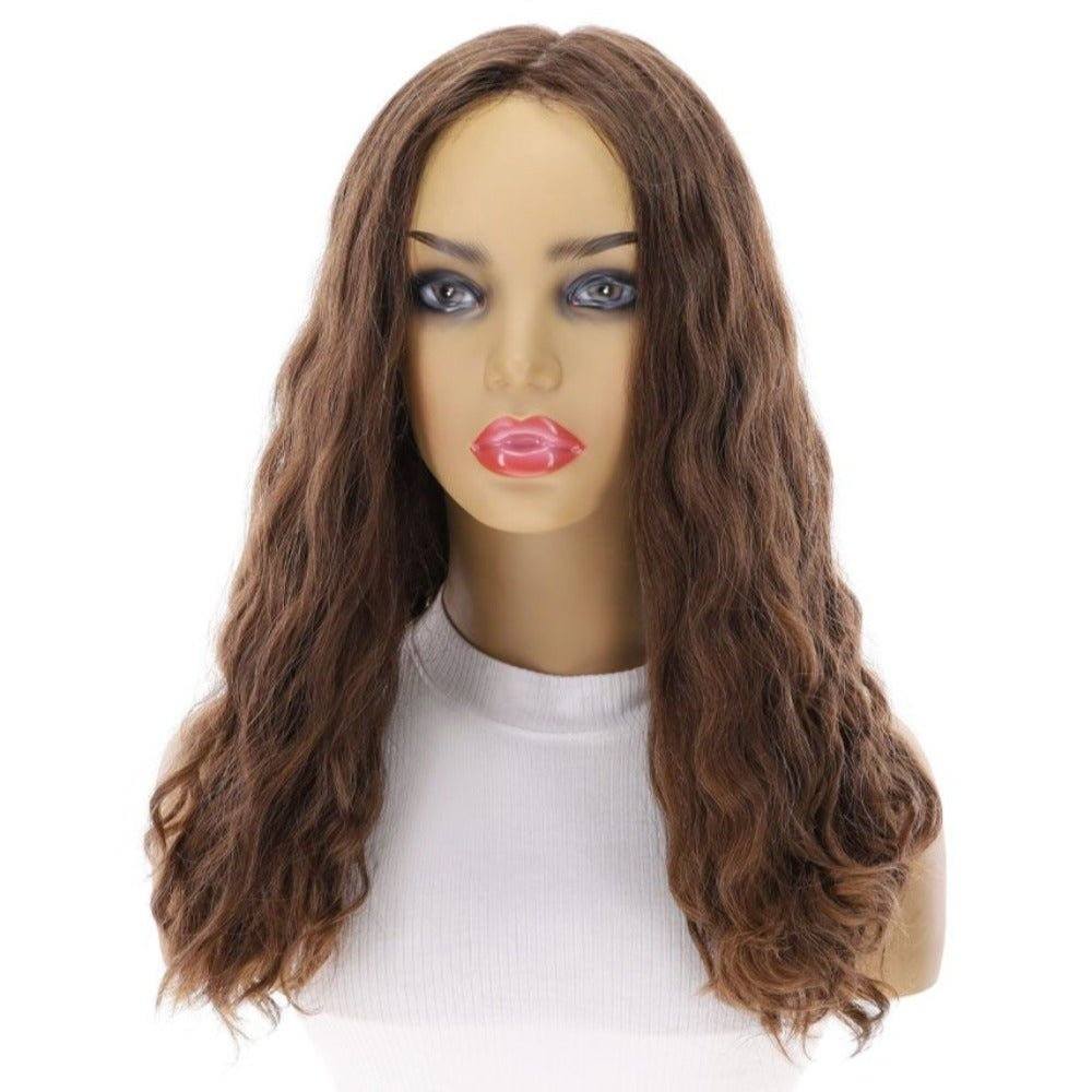 20" Luxe Silk Top Wig #5 Warm Dark Brown Wavy