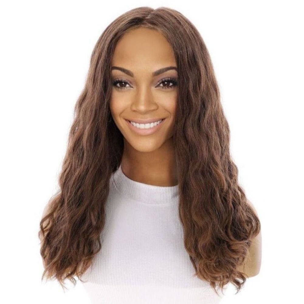 20" Luxe Silk Top Wig #5 Warm Dark Brown Wavy