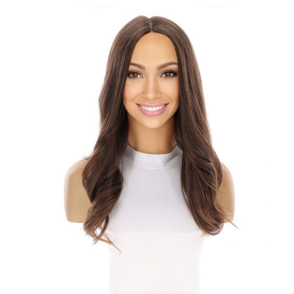 20" Divine Luxe Lace Top Wig #6 Neutral Medium Brown