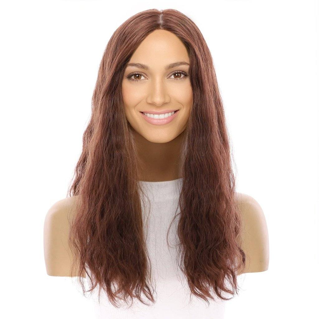 20" Princess Silk Top Wig Auburn Wavy