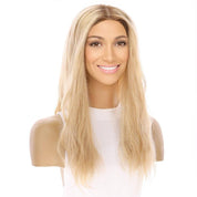 20" Princess Silk Top Wig Golden Blonde Wavy