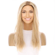 20" Princess Silk Top Wig Golden Blonde Wavy