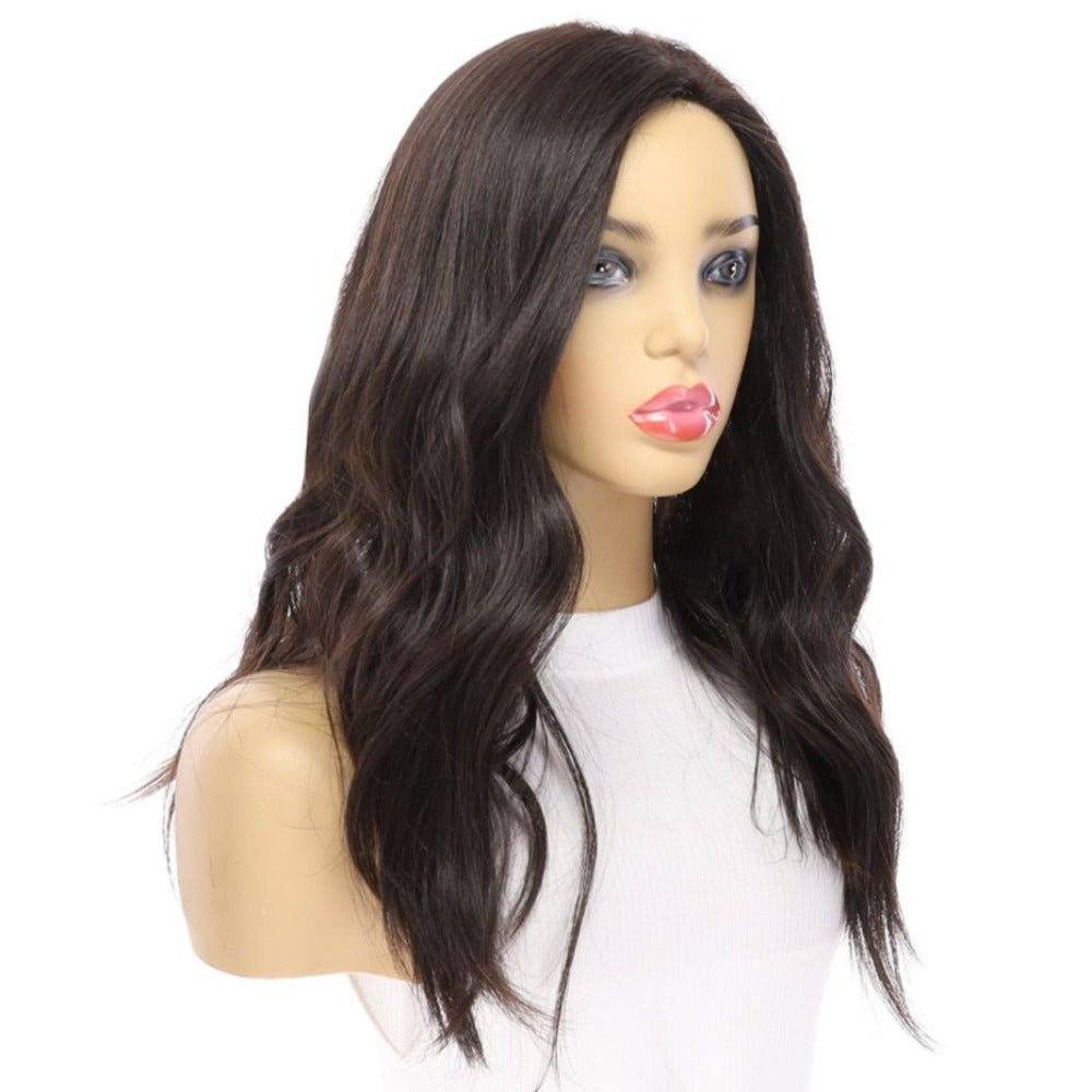 20" Princess Silk Top Wig Soft Black