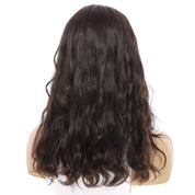 20" Princess Silk Top Wig Soft Black Wavy